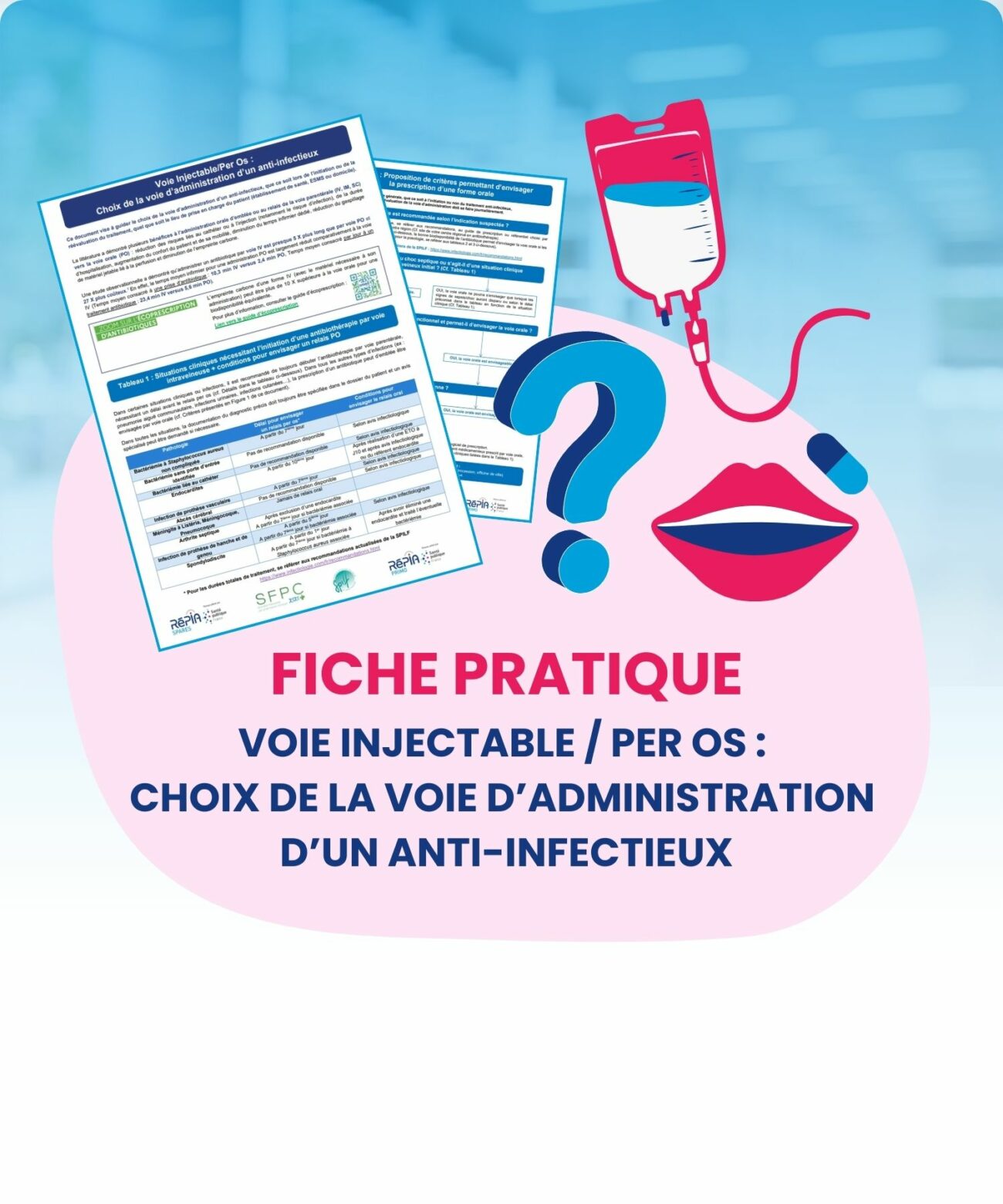 antibioest actualites visuel fiche pratique iv per os