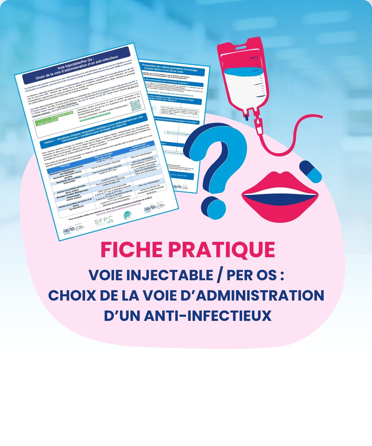 antibioest actualites visuel fiche pratique iv per os