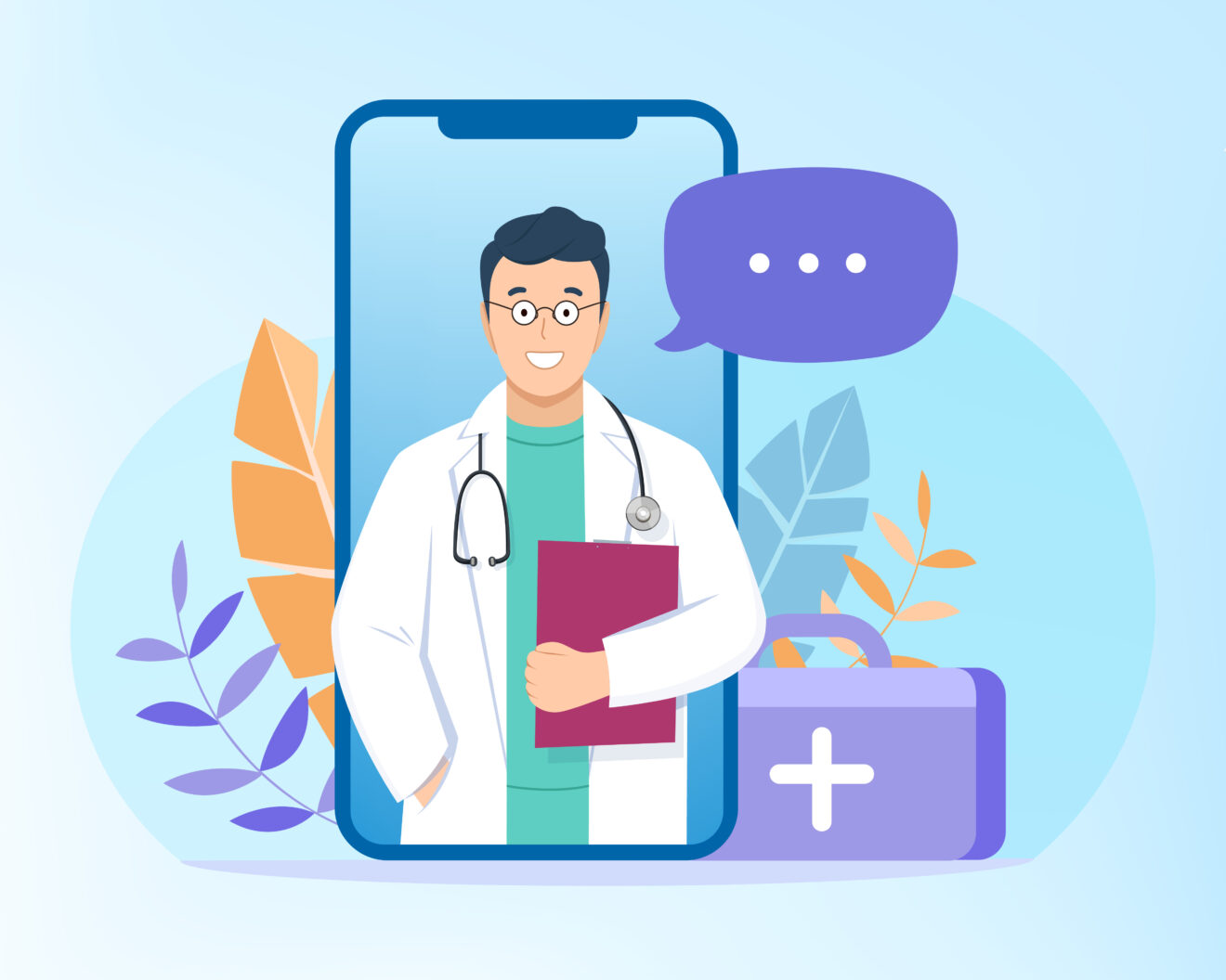 online doctor consultation over the mobile phone