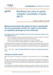 antibioest recommandations borreliose de lyme et autres maladies vectorielles a tiques mvt fiche de synthese has