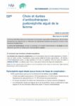 antibioest recommandations has choix et duree antibiothérapie pyélonéphrite aigue femme maj mai
